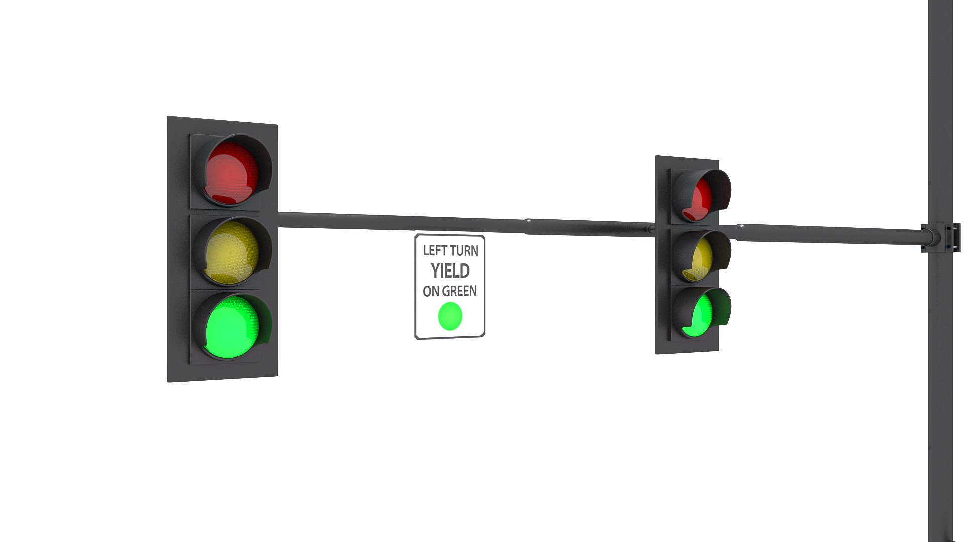 3D Stop Light 01 - TurboSquid 2154347