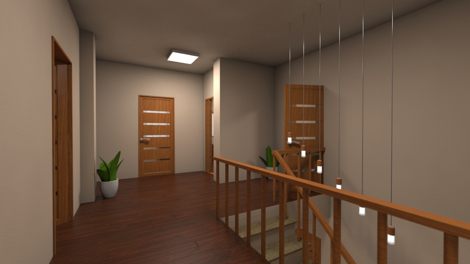 3D Exterior Interior Family House - TurboSquid 1396751