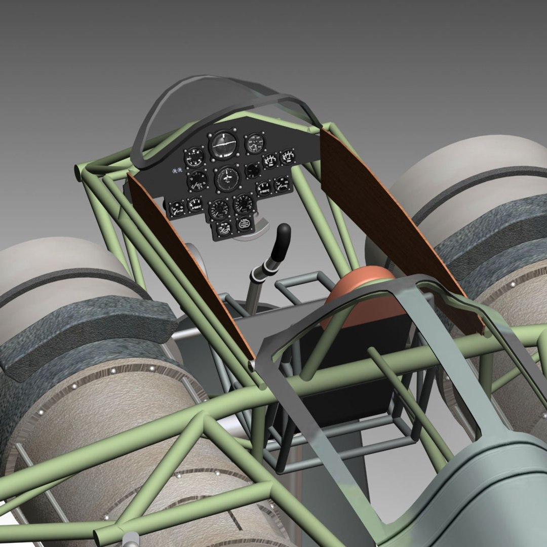 3ds Max Horten 229 Aircraft Fighter