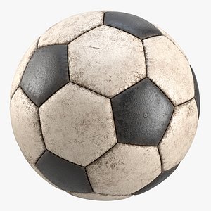 Dirty Soccer Ball - Classic 3D model
