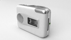 Portable Cassette Player 3D