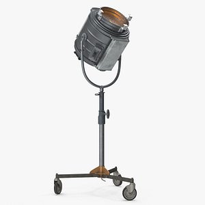 Vintage Studio Spotlight on Stand Light is On