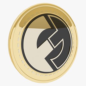 Fun Fair Cryptocurrency Gold Coin model