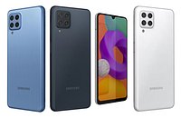 Samsung Galaxy M22 All Colors Low Poly