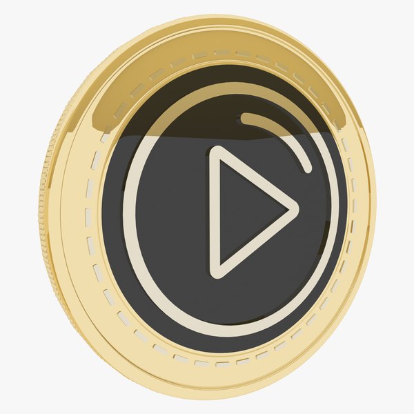 BitTube Cryptocurrency Gold Coin model