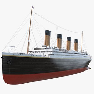 titanic passenger rms 3D model