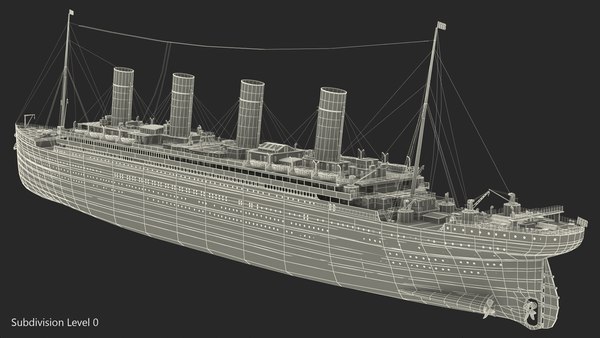 Titanic passenger rms 3D model - TurboSquid 1464117