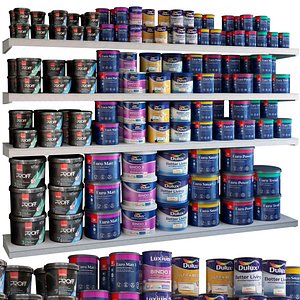 3D Showcase 054 Painting Can model