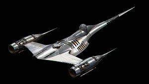 Mandalorian N1 Naboo starfighter - Star Wars 3D model