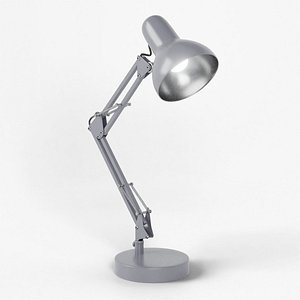 3D Desk Lamp Flexo Titanium Gray