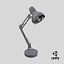 3D Desk Lamp Flexo Titanium Gray