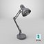 3D Desk Lamp Flexo Titanium Gray