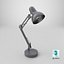 3D Desk Lamp Flexo Titanium Gray