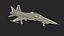 Iranian Aircraft HESA Saeqeh without Arm Rigged for Maya 3D