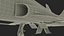 Iranian Aircraft HESA Saeqeh without Arm Rigged for Maya 3D