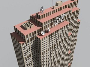 3d model ge building new york