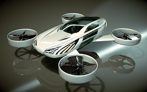 3D car copter