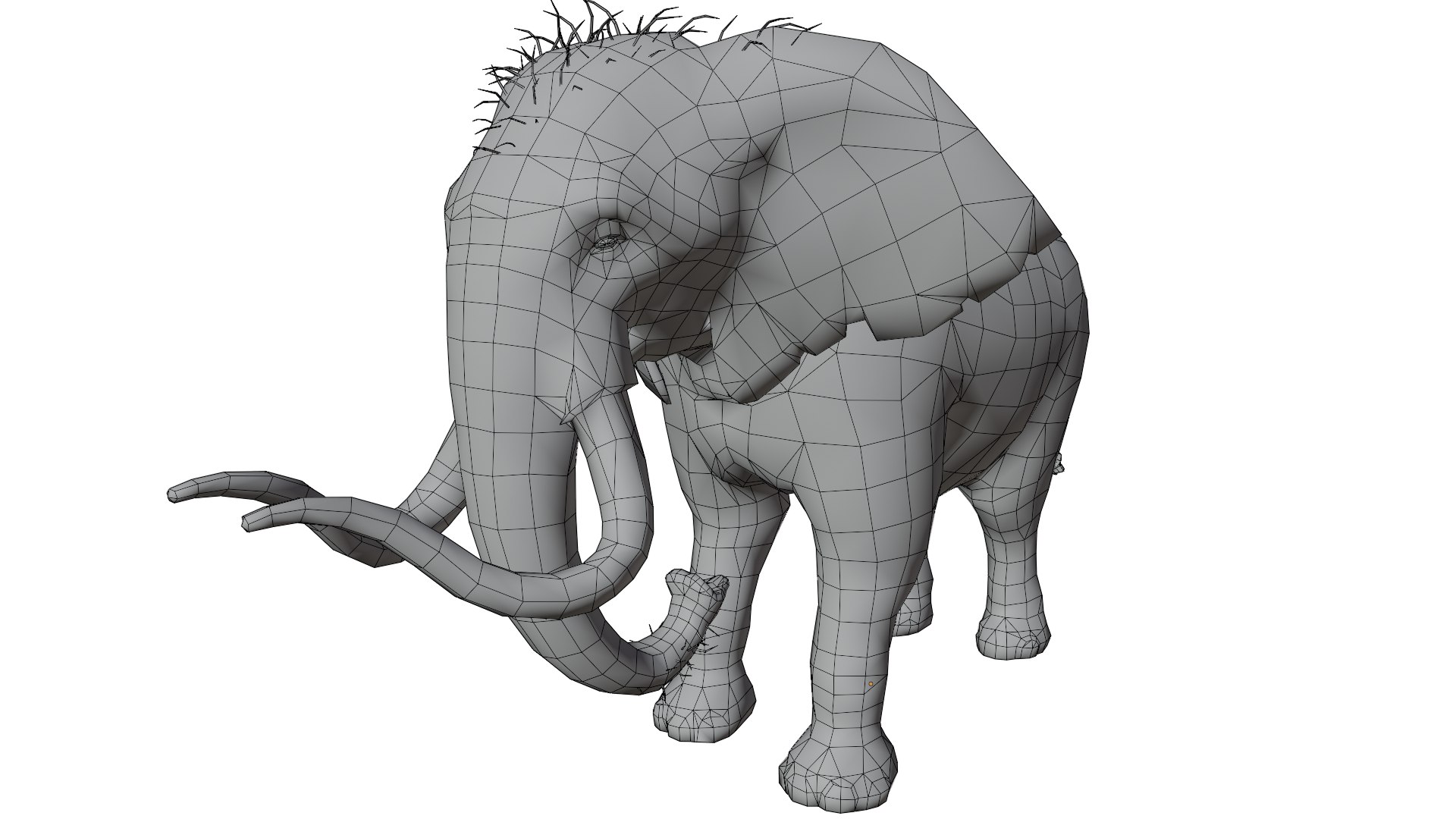 3D Elephant Rigged - TurboSquid 2198326