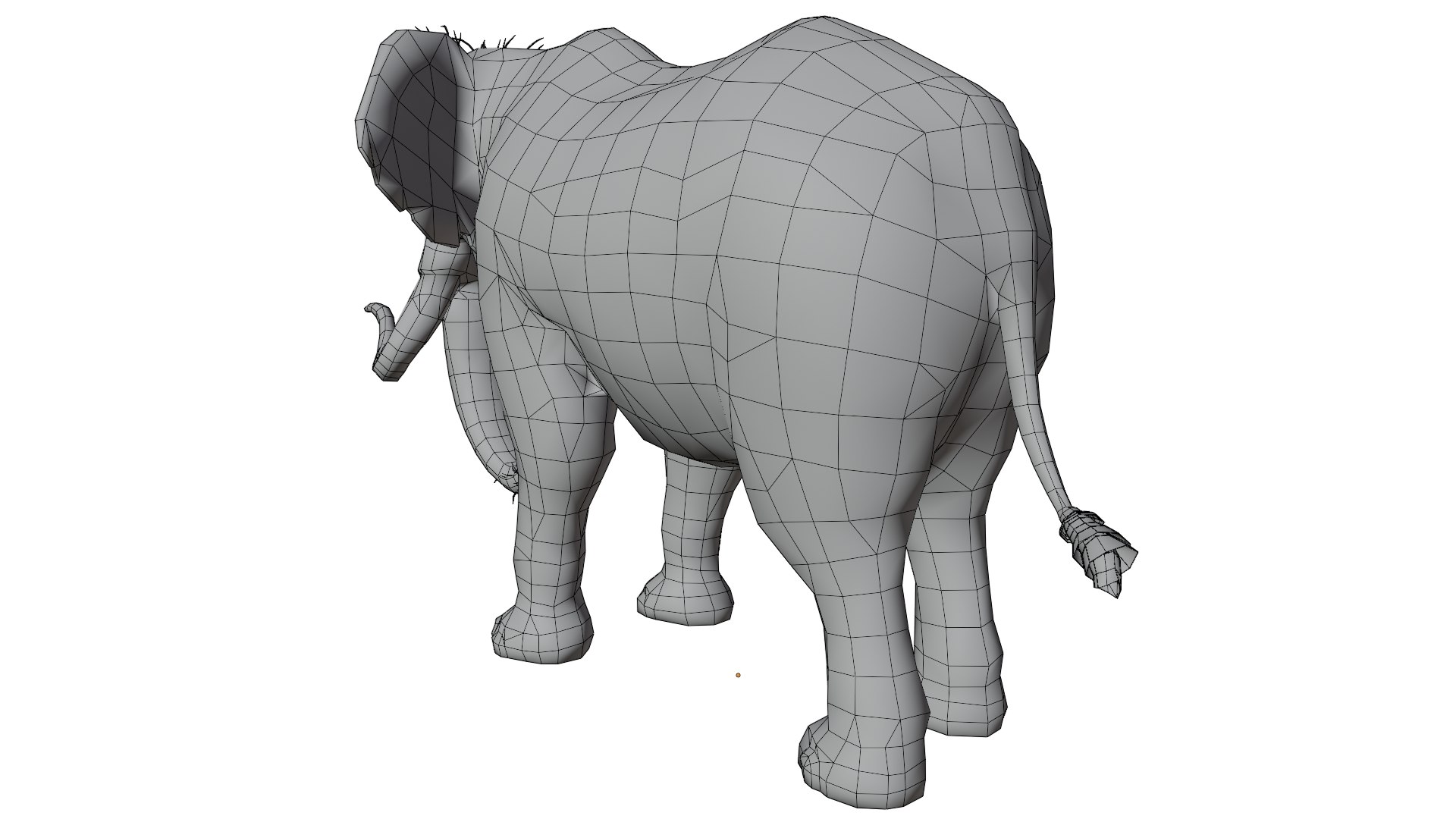 3D Elephant Rigged - TurboSquid 2198326