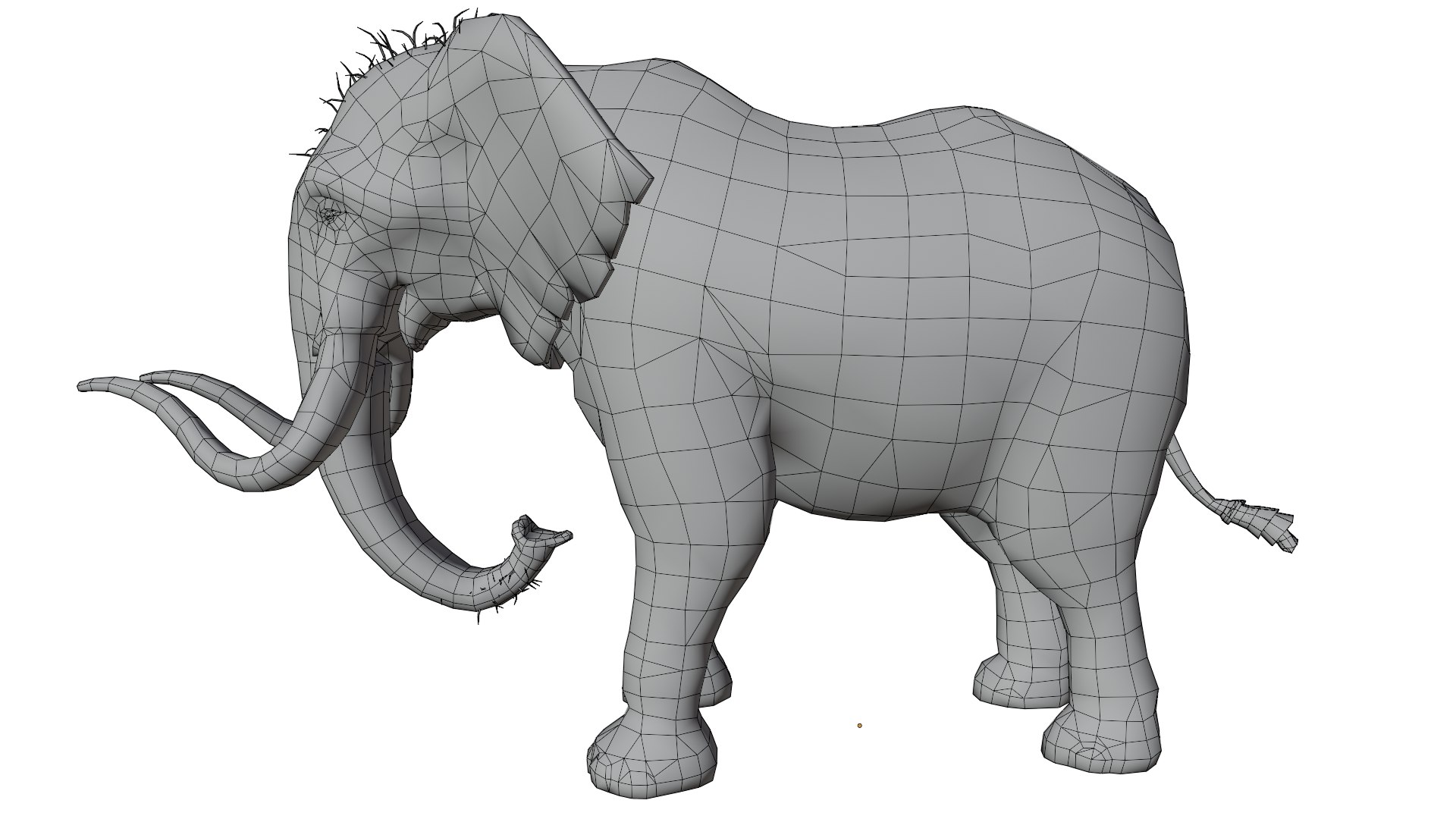 3D Elephant Rigged - TurboSquid 2198326
