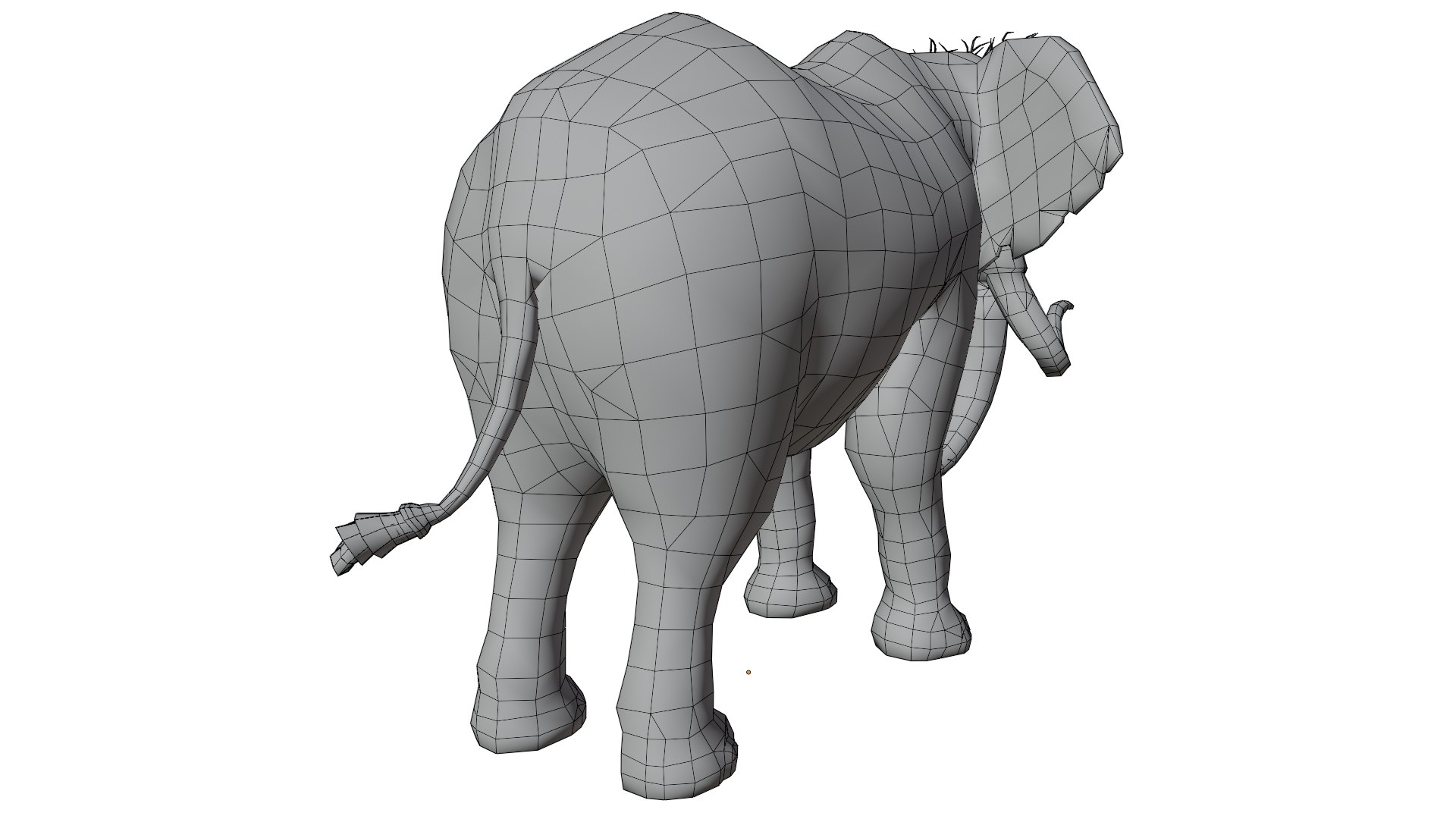 3D Elephant Rigged - TurboSquid 2198326