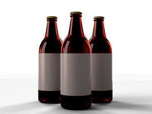 beer bottle cacula 3d max