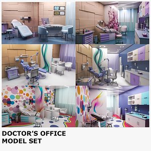 3D Doctors Office-Medical Clinics Collection