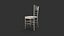 Event Chiavari Chairs Silver 3D