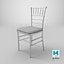 Event Chiavari Chairs Silver 3D