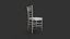 Event Chiavari Chairs Silver 3D