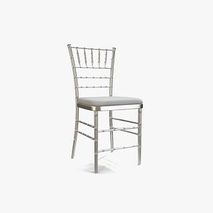 Event Chiavari Chairs Silver 3D
