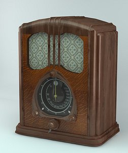 radio 3d model