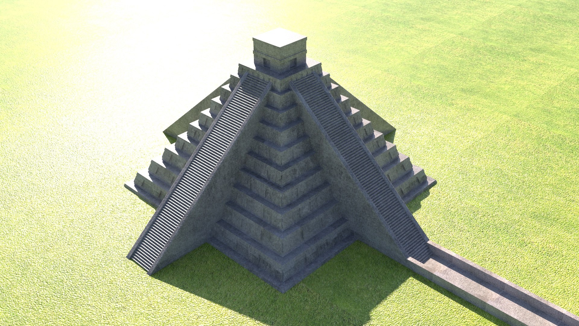 Chichen Itza Pyramid model https://p.turbosquid.com/ts-thumb/nY/LcrW2e/82/chichenitzamayanpyramid4/jpg/1656419016/1920x1080/fit_q87/70d81dbb5bbb2c6f2ff4fef45540707115df97fe/chichenitzamayanpyramid4.jpg