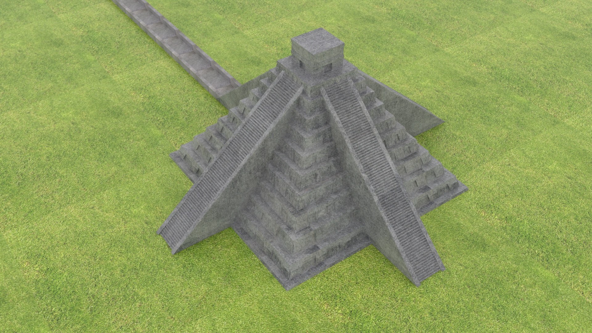 Chichen Itza Pyramid model https://p.turbosquid.com/ts-thumb/nY/LcrW2e/AE/chichenitzamayanpyramid12/jpg/1656419020/1920x1080/fit_q87/24430a28fff0be5f97d476a9dd4e61626a7c7ca9/chichenitzamayanpyramid12.jpg