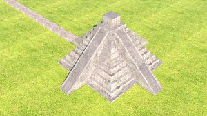 Chichen Itza Pyramid model