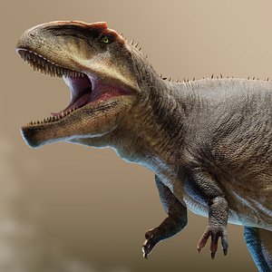 Giganotosaurus Animation Ready Dinosaur 3D Model