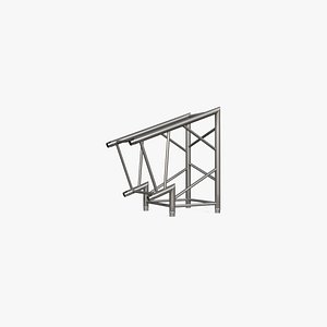 Square Truss Straight A 52D K2 3D