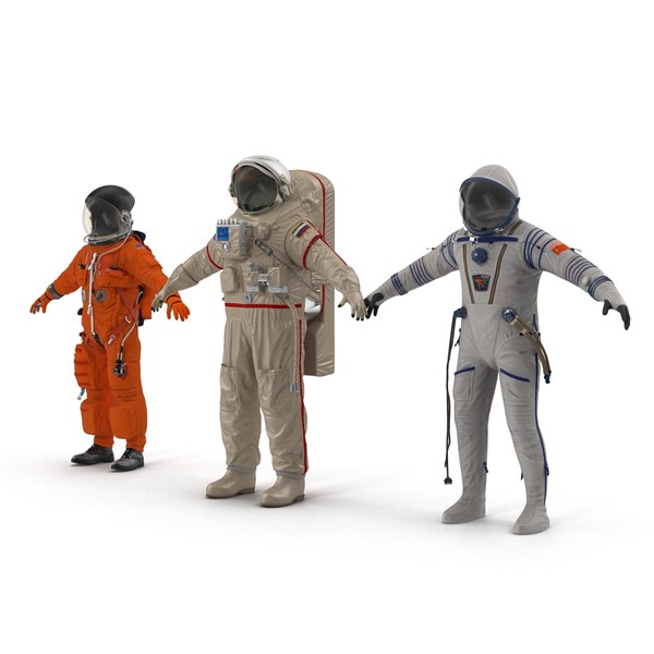 space suits 3 nasa 3d model