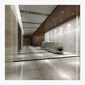 reception desk 3D