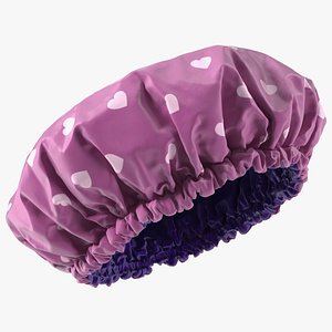 Satin Lined Shower Cap Pink