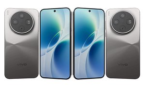3D Vivo X300s Gray model