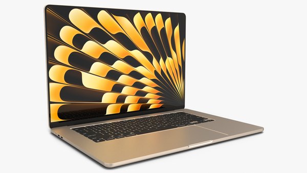 Apple MacBook Air 15 インチ スターライト3Dモデル - TurboSquid 2111550