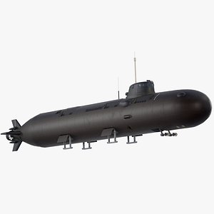Losharik AS-31 Submarine 3D