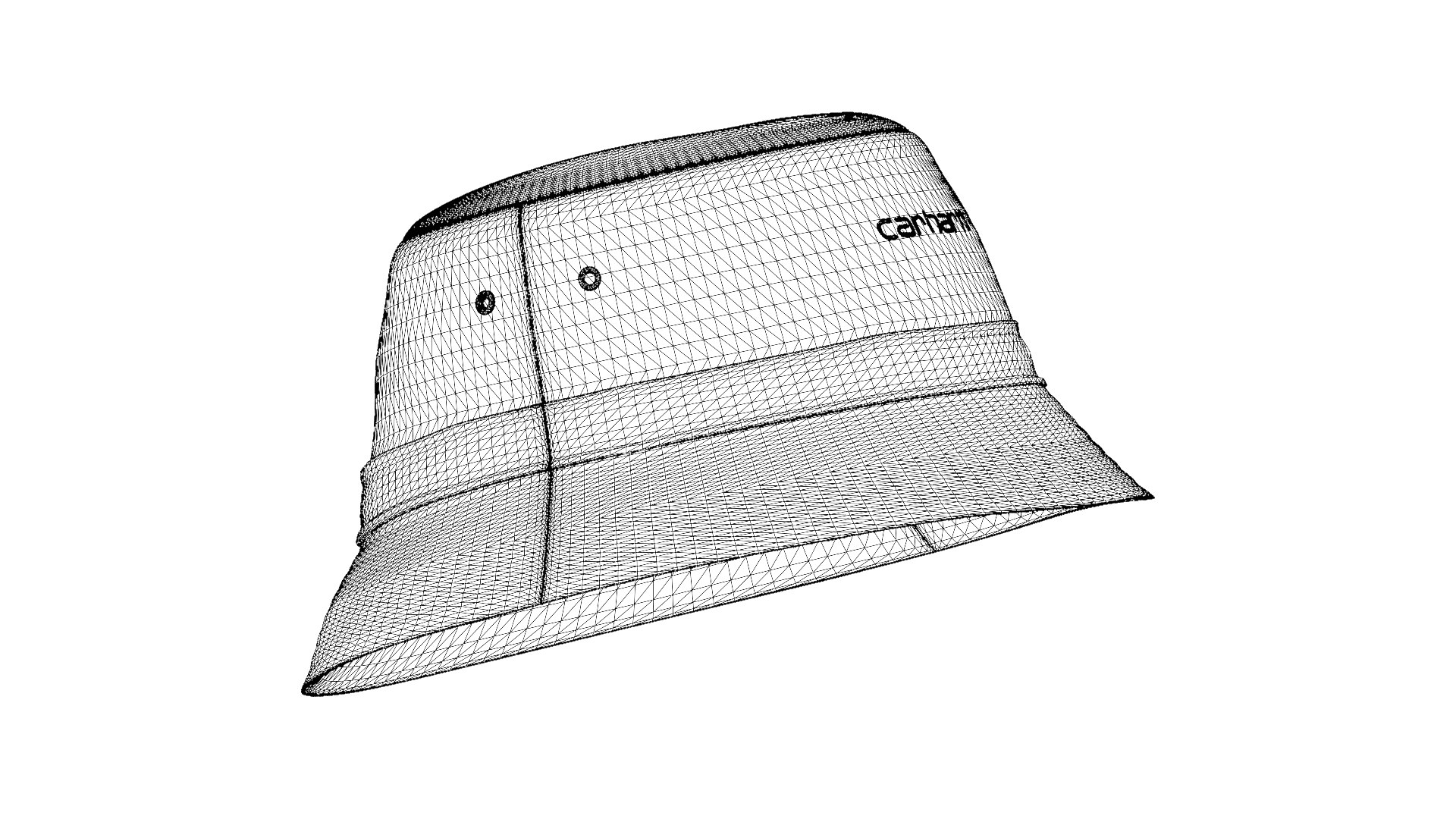 Carhartt Script Bucket Hat Black 3D model https://p.turbosquid.com/ts-thumb/nY/f4ItU6/0v/carhartt_scriptbuckethat_black_wireframe_34/png/1777670993/1920x1080/fit_q87/bbcf6d97b460c5e17eaee75c5eeee522cce9c9db/carhartt_scriptbuckethat_black_wireframe_34.jpg