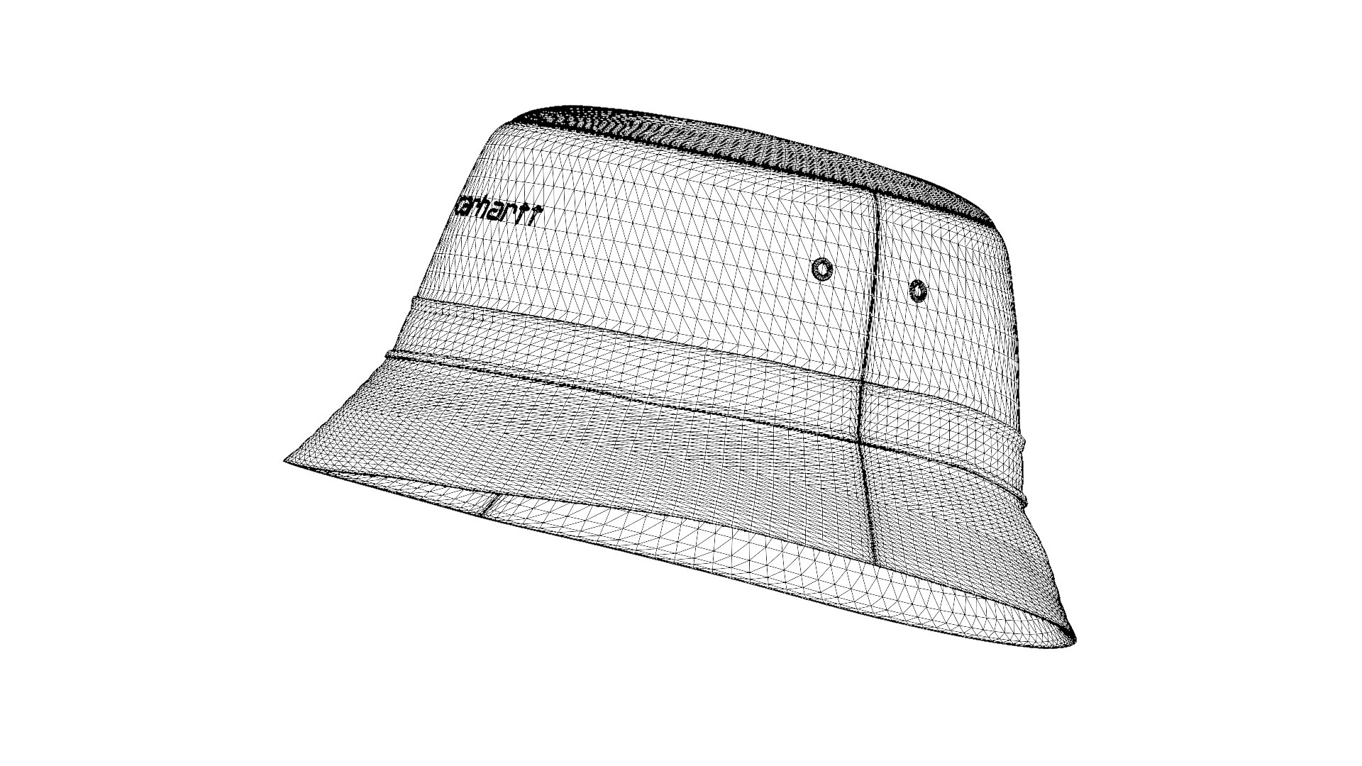 Carhartt Script Bucket Hat Black 3D model https://p.turbosquid.com/ts-thumb/nY/f4ItU6/hK/carhartt_scriptbuckethat_black_wireframe_26/png/1777670988/1920x1080/fit_q87/76a97b777a41990032972cc32340b9eba35a2fcf/carhartt_scriptbuckethat_black_wireframe_26.jpg