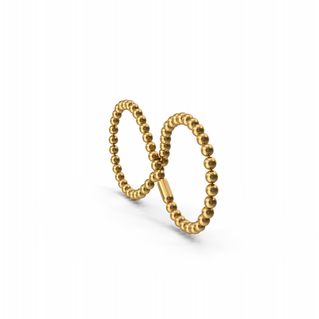 3D Gold Chainlet Infinity Symbol - TurboSquid 2262586