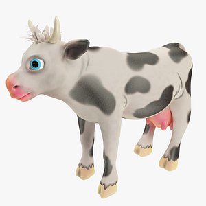 3D cartoon calf model
