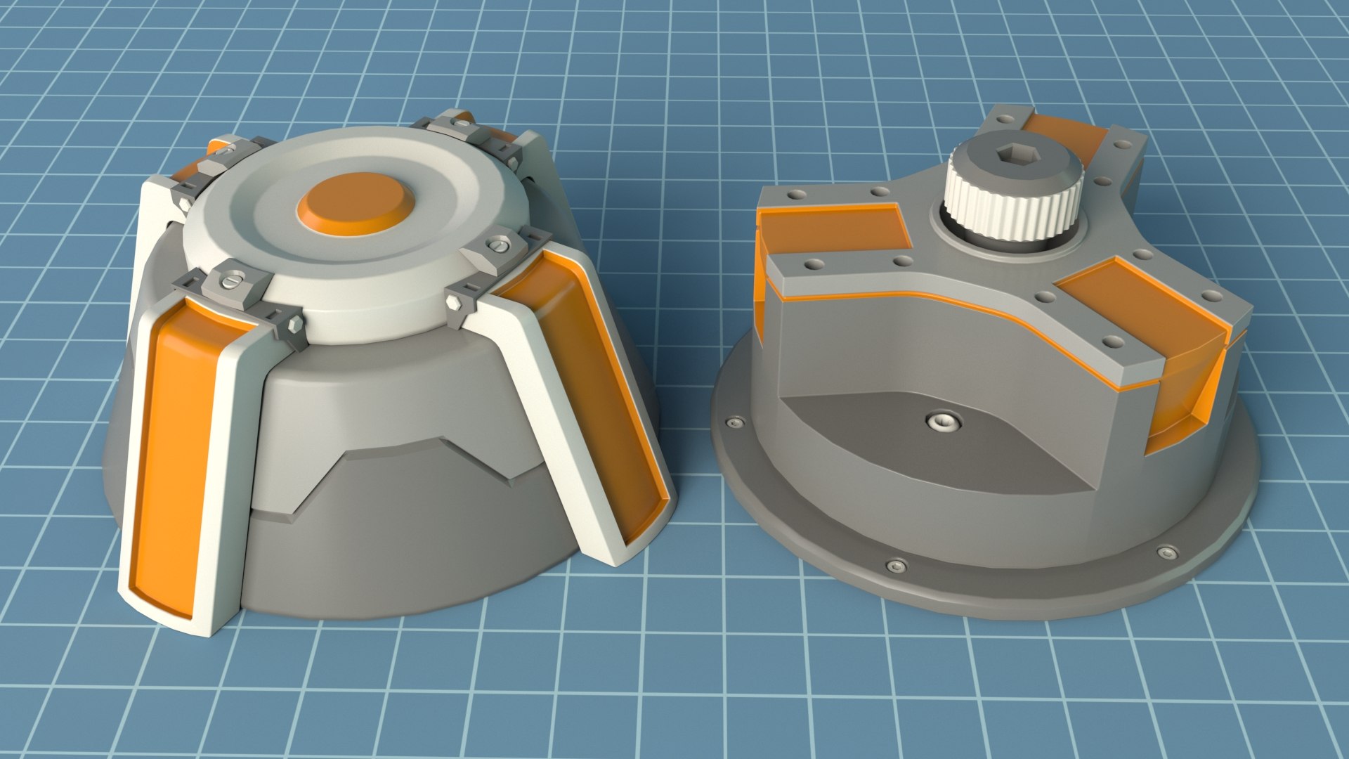 3D model Industrial Kitbash - 10 - 100 pieces - TurboSquid 2157610