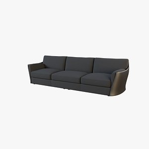 sofa v39 triple 3D model