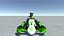 Low Poly Kart With Player - 14